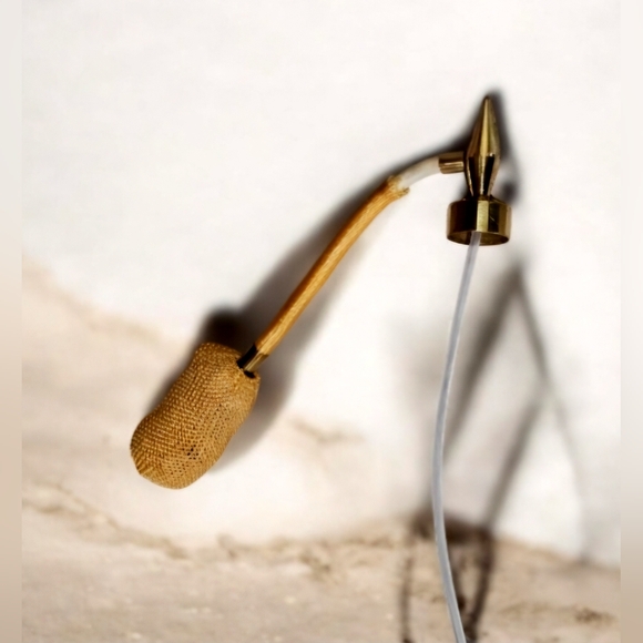 VTG I. W. Rice & Co. Hand Cut Bottle W/Automizer 7" 1930s Made In Japan - Picture 6 of 9